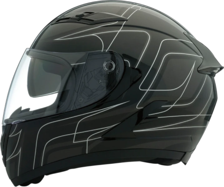Z1R Strike OPS SV Full Face Helmet Black Silver Z1R Strike OPS SV Full Face Helmet Black Silver -Helmet Country Shop 01019089