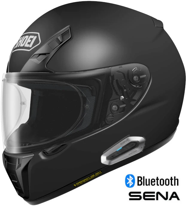 Shoei RF-SR Full Face Sena Bluetooth Helmet Matte Black Shoei RF-SR Full Face Sena Bluetooth Helmet Matte Black -Helmet Country Shop 0107 0135 03 SRL