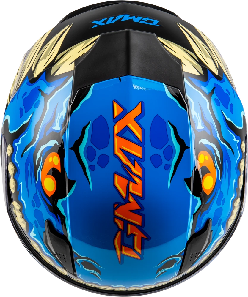 Gmax GM-49Y Youth Full Face Helmet Drax Graphic Blue Dual Lens Gmax GM-49Y Youth Full Face Helmet Drax Graphic Blue Dual Lens -Helmet Country Shop 02f1 64dbeddf82027