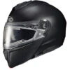 HJC I90 Modular Snow Helmet Matte Black Electric Shield