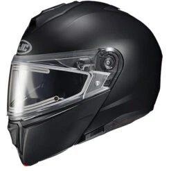 HJC I90 Modular Snow Helmet Matte Black Electric Shield