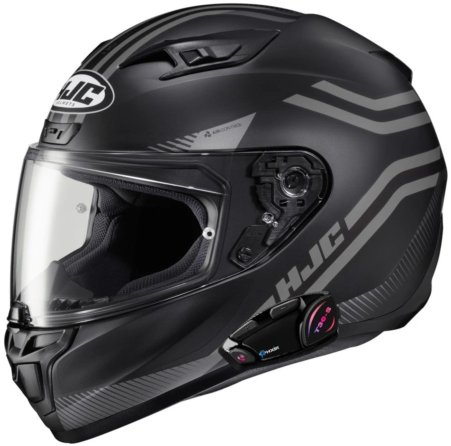 HJC i10 Full Face Bluetooth Helmet Strix Graphic MC5SF Grey HJC I10 Full Face Bluetooth Helmet Strix Graphic MC5SF Grey -Helmet Country Shop 0810 3635 03 T30