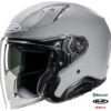 HJC RPHA 31 Open Face Bluetooth Helmet Nardo Grey 11b Installed