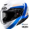 HJC RPHA 91S Bluetooth Helmet Abbes MC-27SF 11b Installed
