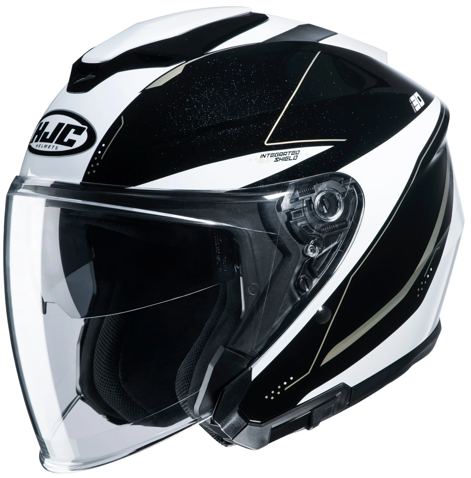 HJC i30 Open Face Helmet Slight Graphic MC-9 White HJC I30 Open Face Helmet Slight Graphic MC-9 White -Helmet Country Shop 0837 1009 03
