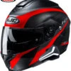 HJC C91 Helmet Sena Smart 20B Bluetooth Headset Taly Graphic MC1 Red -Helmet Country Shop 0847 1031 03 20binstalled