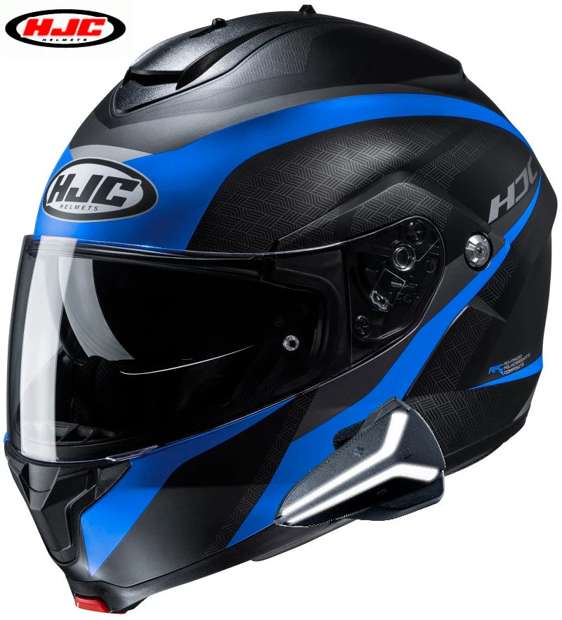 HJC C91 Helmet Sena Smart 20B Bluetooth Headset Taly Graphic MC2 Blue HJC C91 Helmet Sena Smart 20B Bluetooth Headset Taly Graphic MC2 Blue -Helmet Country Shop 0847 1032 03 20binstalled