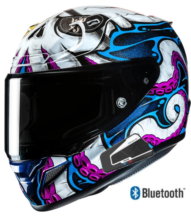 HJC RPHA 12N Full Face Bluetooth Helmet Kraken MC-28 HJC RPHA 12N Full Face Bluetooth Helmet Kraken MC-28 -Helmet Country Shop 0872 2128 0 T9S