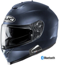 HJC C70 Full Face Bluetooth Helmet Semi-Flat Anthracite