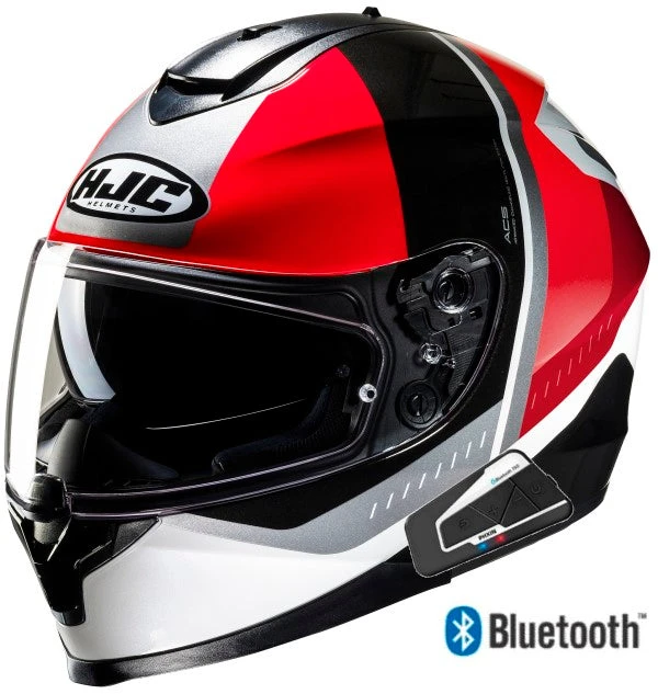 HJC C70 Full Face Bluetooth Helmet Alia MC-1 HJC C70 Full Face Bluetooth Helmet Alia MC-1 -Helmet Country Shop 0877 1601 03 T9S