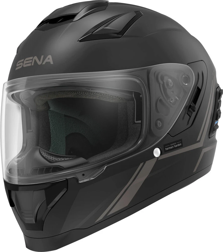 Sena Stryker Full Face Helmet Matte Black Sena Stryker Full Face Helmet Matte Black -Helmet Country Shop 08ff 6182f51fa701d
