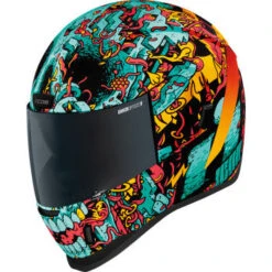 Icon Airform Full Face Helmet Munchies MIPS Blue