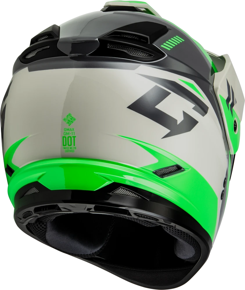 Gmax GM-11S Ronin Snow Helmet Green Grey Electric Shield Gmax GM-11S Ronin Snow Helmet Green Grey Electric Shield -Helmet Country Shop 17ad 64d2b6c0b3585 1