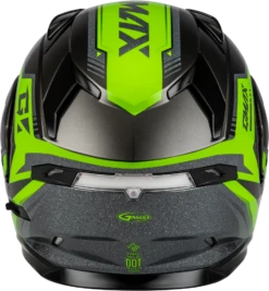 Gmax MD-01S Modular Helmet Volta Graphic Black/Silver/Green -Helmet Country Shop 203e 64f0cc6adc06d