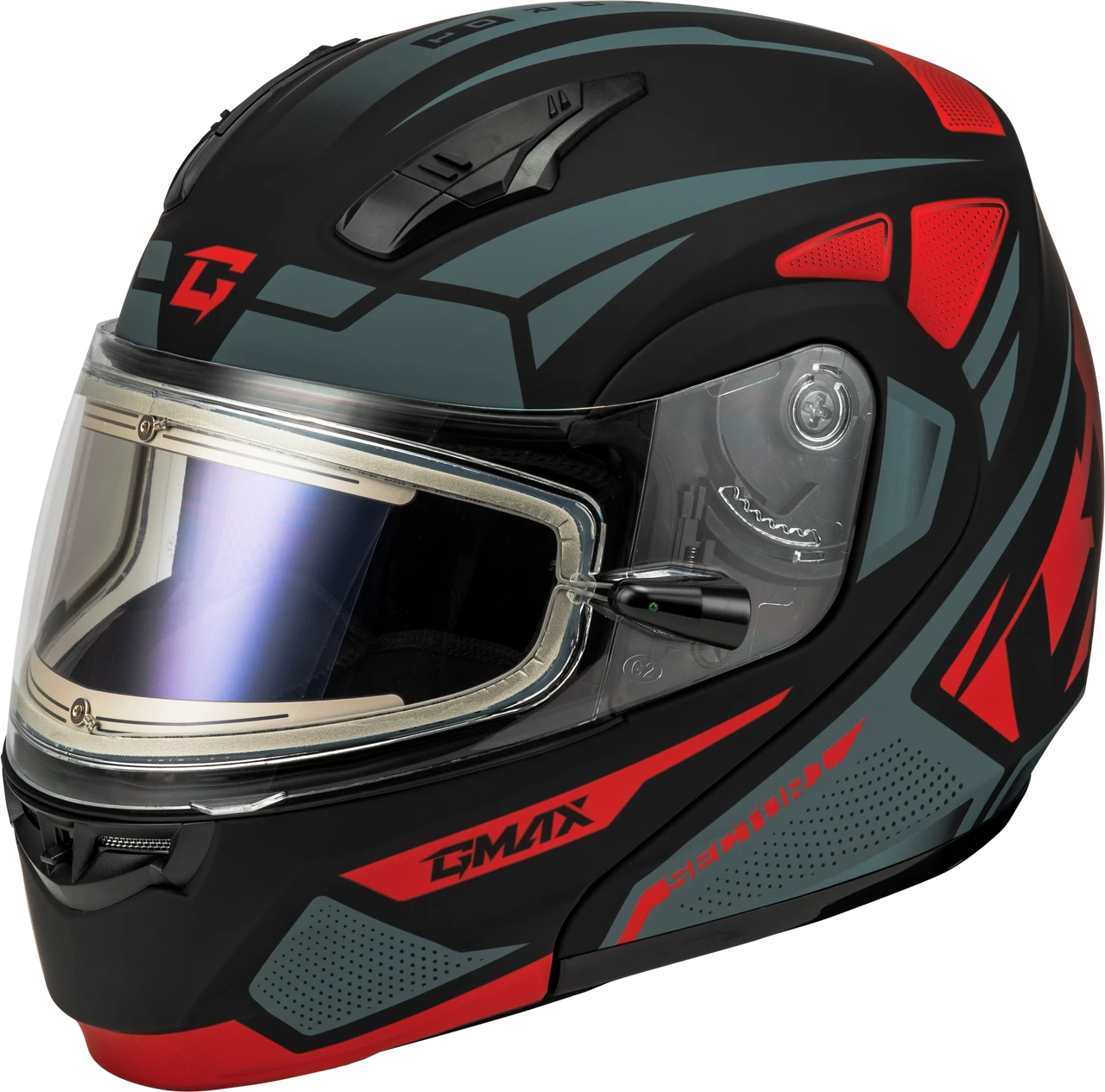 Gmax MD-04 Modular Snow Helmet Sector Matte Black Red Electric Shield Gmax MD-04 Modular Snow Helmet Sector Matte Black Red Electric Shield -Helmet Country Shop 2491 64dd0d71afb52 31309.1723095667