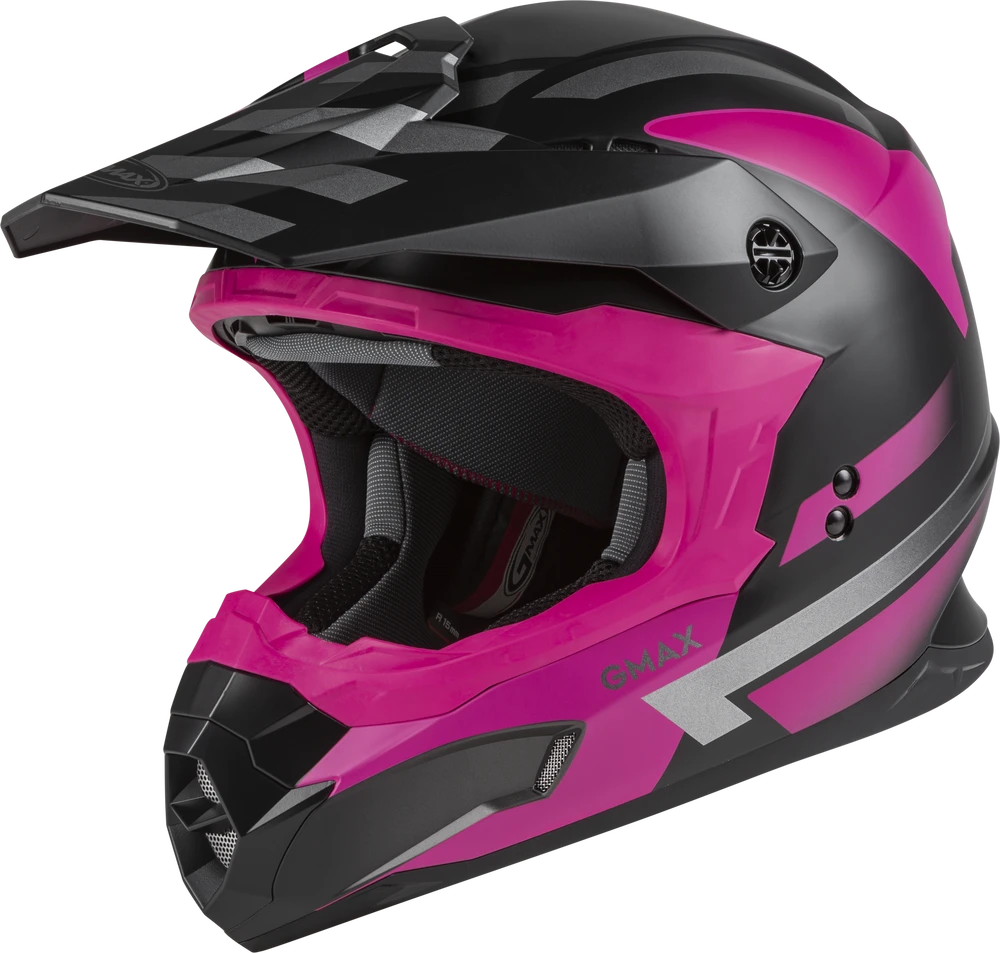 Gmax MX-86 Off Road Helmet Matte Black/Pink/Silver Size Medium Gmax MX-86 Off Road Helmet Matte Black/Pink/Silver Size Medium -Helmet Country Shop 2ba3 5f7f82a10876e