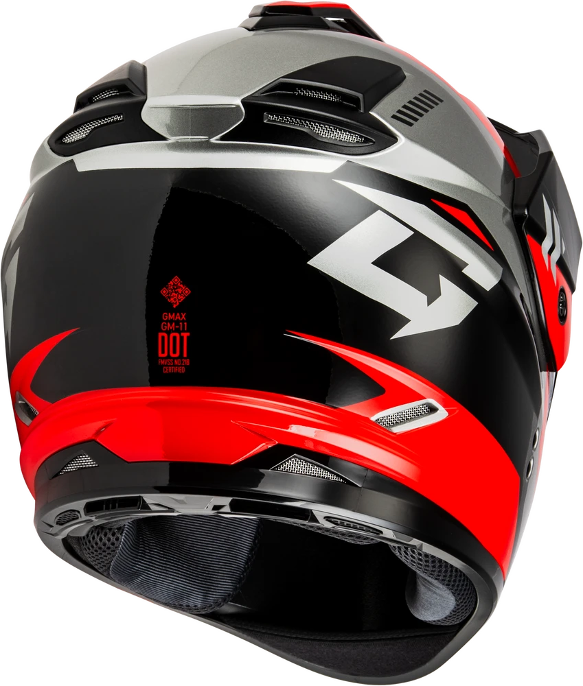 Gmax GM-11S Ronin Snow Helmet Black Red Electric Shield and Dual Lens Gmax GM-11S Ronin Snow Helmet Black Red Electric Shield And Dual Lens -Helmet Country Shop 2e55 64d2b69d2b94f