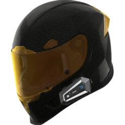 Icon Airframe Pro Full Face Bluetooth Helmet Carbon 4Tress Yellow