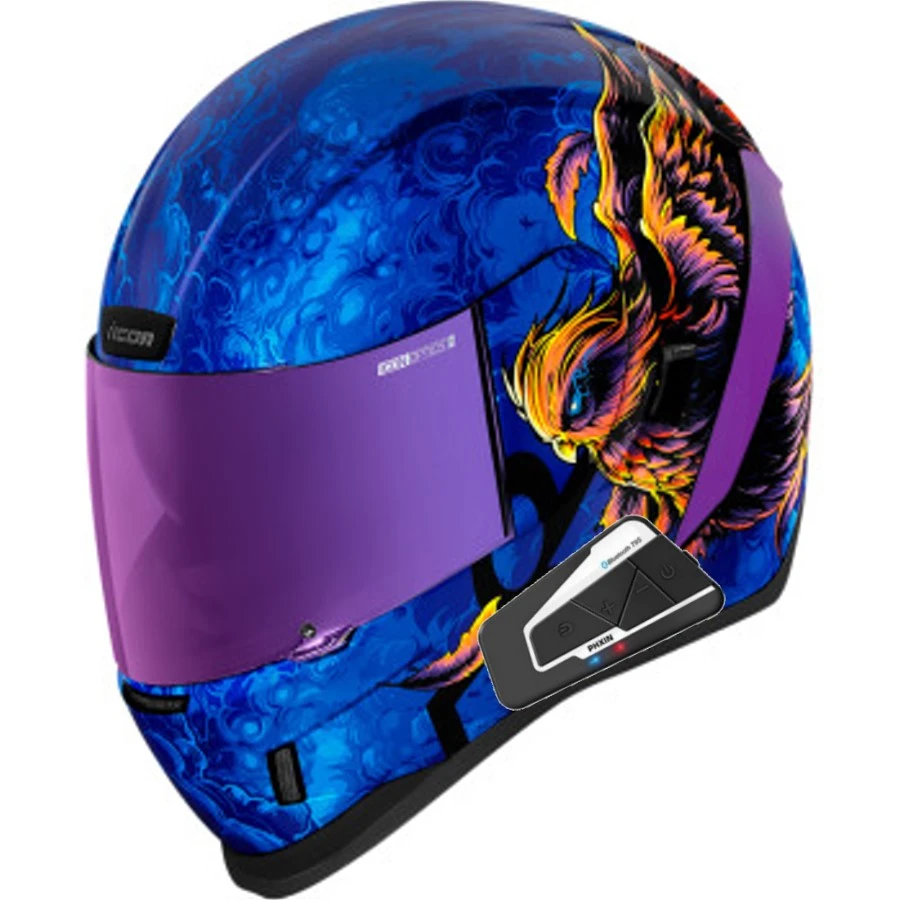 Icon Airform Full Face Bluetooth Helmet Wardon Graphic Icon Airform Full Face Bluetooth Helmet Wardon Graphic -Helmet Country Shop 34362C04 2809 4A2D 8FE6 EFE87D6C0DE1 T9S Attached