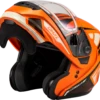 Gmax MD-04 Modular Snow Helmet Sector Gloss Orange Black Electric Shield -Helmet Country Shop 4333 64dd0dce7999d