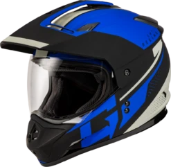 Gmax GM-11 Helmet Decima Graphic Matte Black/Blue