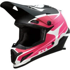 Z1R Ladies Off Road Helmet Rise Graphic Pink