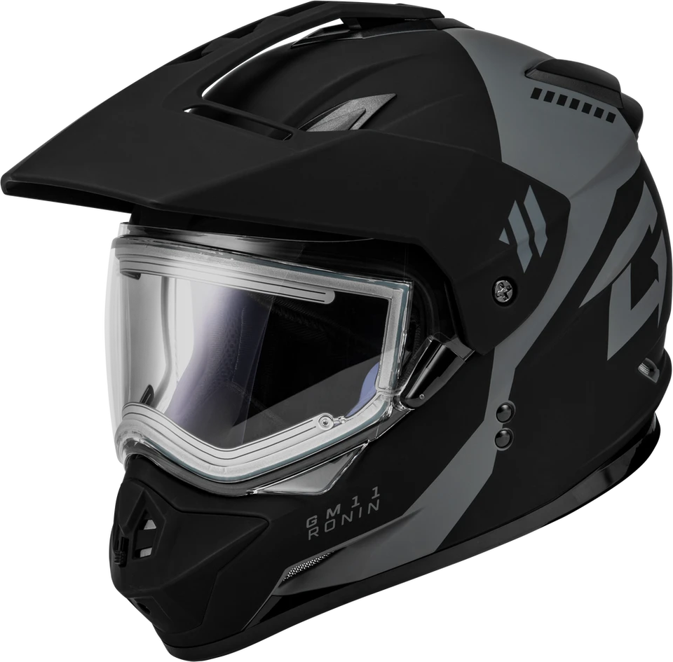 Gmax GM-11S Ronin Snow Helmet Matte Black Silver Electric Shield Gmax GM-11S Ronin Snow Helmet Matte Black Silver Electric Shield -Helmet Country Shop 4687 source 1741130705