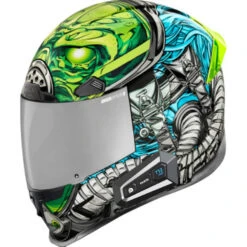 Icon Airframe Pro Full Face Bluetooth Helmet Outbreak Blue