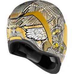 Icon Airform Full Face Helmet Semper Fi - Gold -Helmet Country Shop 5019E094 CE27 460A B8A7 997CCF9FC616