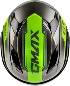 Gmax MD-01S Modular Helmet Volta Graphic Black/Silver/Green -Helmet Country Shop 52e9 64f0cc6ac8da3