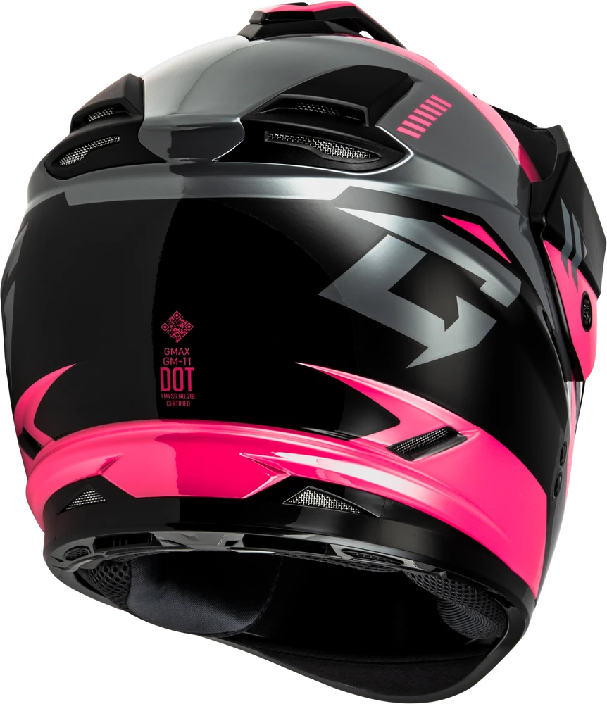 Gmax GM-11S Ronin Snow Helmet Pink Dual Lens Gmax GM-11S Ronin Snow Helmet Pink Dual Lens -Helmet Country Shop 5401 64d2b66d5fe87