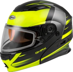 Gmax MD-01S Modular Snow Helmet Descendant Matte Black Hi Vis Electric Shield 7 Gmax MD-01S Modular Snow Helmet Descendant Matte Black Hi Vis Electric Shield -Helmet Country Shop 552e 5ff8f386d7fc2dd