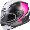 Gmax GM-49Y Youth Full Face Helmet Hail Graphic Matte Black Pink White Dual Lens -Helmet Country Shop 5625 5ff7aa83103fe 2bab8765 0284 4c19 b5cd ba52af888902