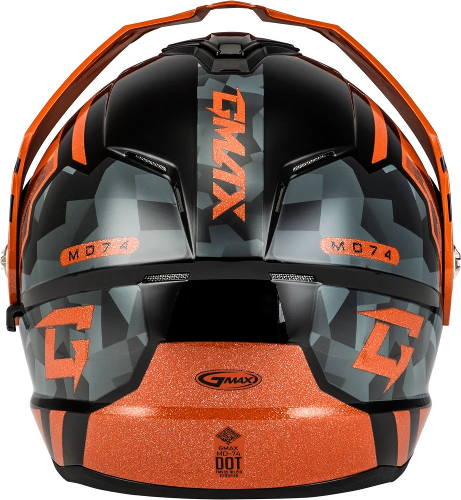 Gmax MD-74 Striker Modular Helmet Black/Grey/Orange Gmax MD-74 Striker Modular Helmet Black/Grey/Orange -Helmet Country Shop 570a 65008eb3412e1