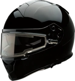 Z1R Warrant Full Face Snow Helmet Electric Shield Gloss Black