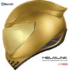 Icon Domain Full Face Bluetooth Helmet Cornelius Gold