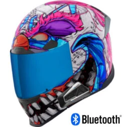 Icon Airfame Pro Full Face Bluetooth Helmet Krazy Klown 2