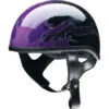 Z1R CC Beanie Half Shell Helmet Hellfire Purple