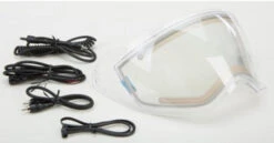 Gmax GM11 Electric Snow Helmet Shield Cord Clear