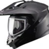 Gmax GM11S Dual Sport Snow Helmet Gloss Black Electric Shield