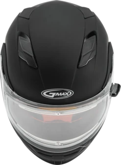 Gmax MD-01S Snow Helmet Matte Black Electric Shield And Dual Lens -Helmet Country Shop 7c44 600084544c10b