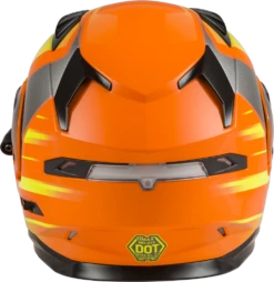 Gmax MD-01S Snow Helmet Descendant Neon Orange Hi Viz Electric Shield And Dual Lens -Helmet Country Shop 7d09 5fa304ae5ea85