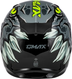 Gmax GM-49Y Youth Full Face Helmet Drax Graphic Grey Electric Shield 4 Gmax GM-49Y Youth Full Face Helmet Drax Graphic Grey Electric Shield -Helmet Country Shop 826d 64dbee1dcac42
