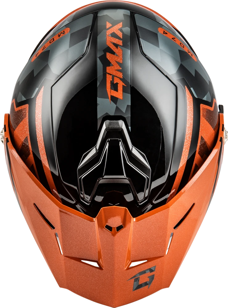 Gmax MD-74 Striker Modular Helmet Black/Grey/Orange Gmax MD-74 Striker Modular Helmet Black/Grey/Orange -Helmet Country Shop 82bc 65008eb31c913