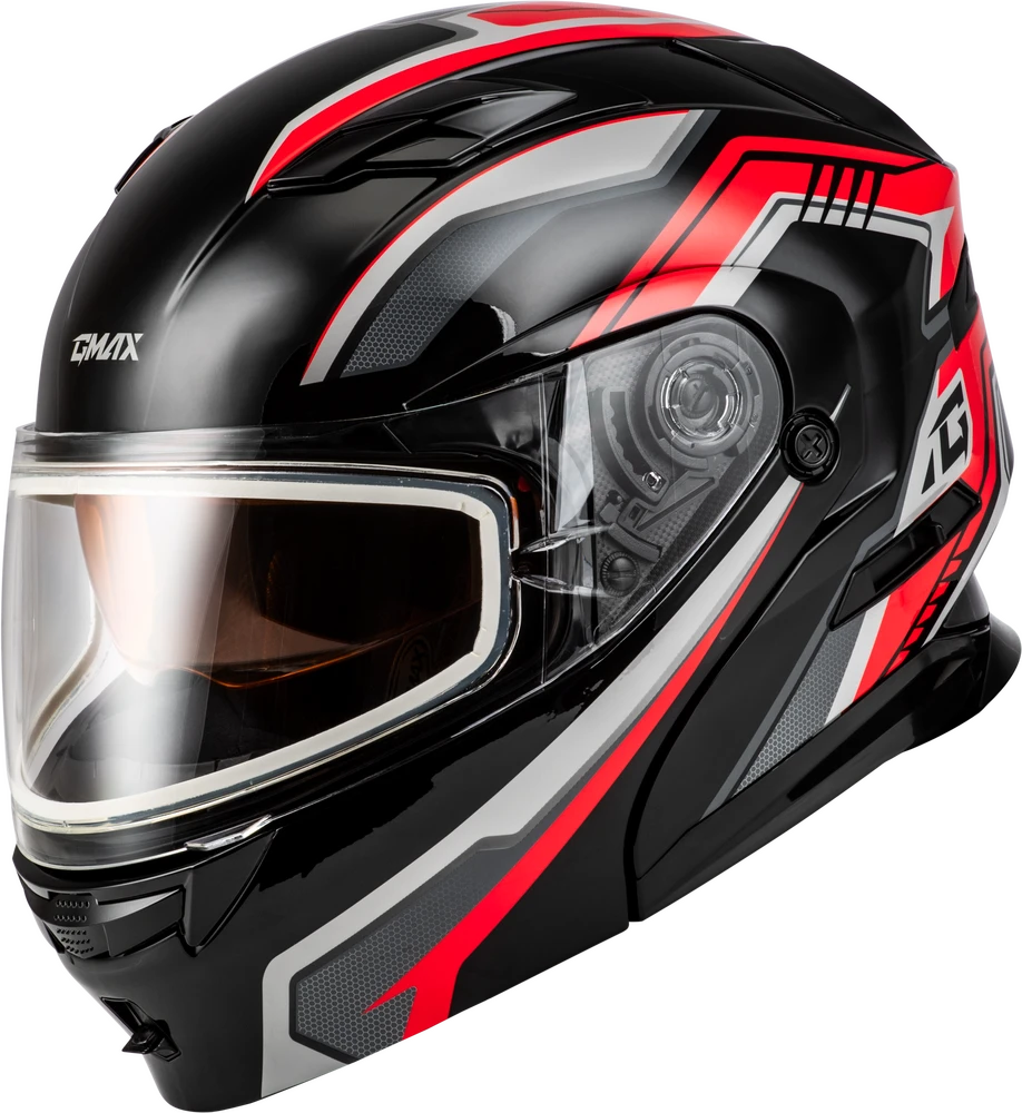 Gmax MD-01S Transistor Modular Snow Helmet Black Red Gmax MD-01S Transistor Modular Snow Helmet Black Red -Helmet Country Shop 82be 64f0f64422396