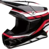 Z1R F. I. Off Road Helmet Mips Flank Graphic Black White Red
