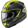 Arai Quantum-X Full Face Helmet Spine Graphic Fuorescent Yellow