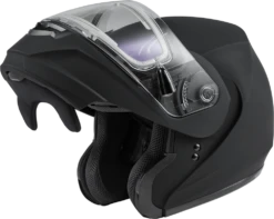 Gmax MD-04 Modular Snow Helmet Matte Black Electric Shield
