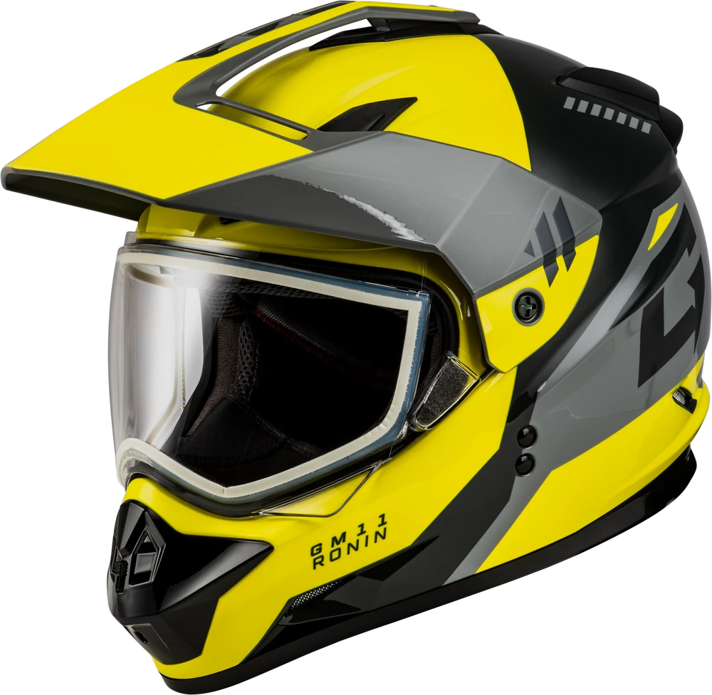 Gmax GM-11S Ronin Snow Helmet Yellow Dual Lens Gmax GM-11S Ronin Snow Helmet Yellow Dual Lens -Helmet Country Shop 96a0 64d2b7476ee41