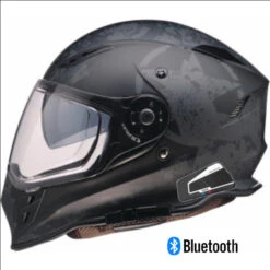 Z1R Nemesis Full Face Bluetooth Helmet Speed Demon Black